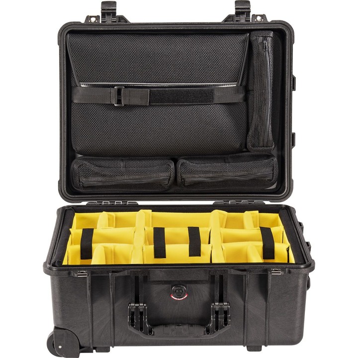 PELI#1560SC,WL/DIV.SET+LOC LID ORG,BLK