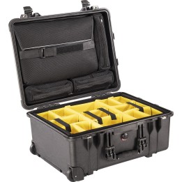 PELI#1560SC,WL/DIV.SET+LOC LID ORG,BLK