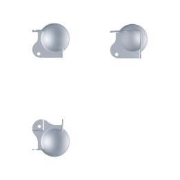 PennBrite Brace Ball Corner with 30mm Offset on One Leg and 1.5mm Radius