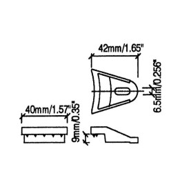 Plastic Black Speaker Clamp
