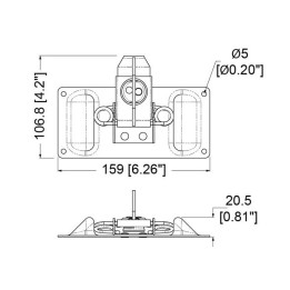 Protector Plate with Large Surface Latch