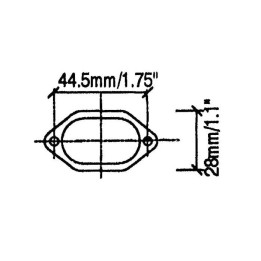 Rectangular Zinc Metal Glide