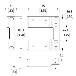Rear Support Kit for Rack Drawers