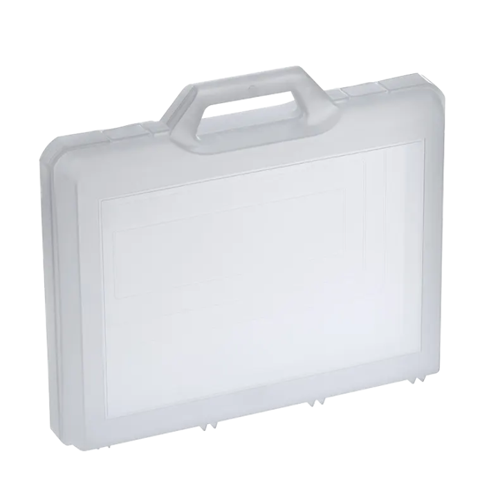 Red/Black,  Polypropylene case mm. 370 x 282 x 77 with 2 egg foam