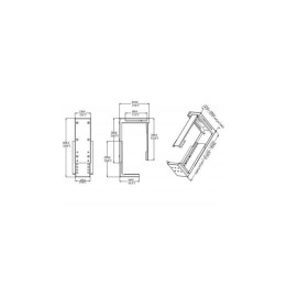 Rigid Silver Computer Holder with Adjustable Bracket