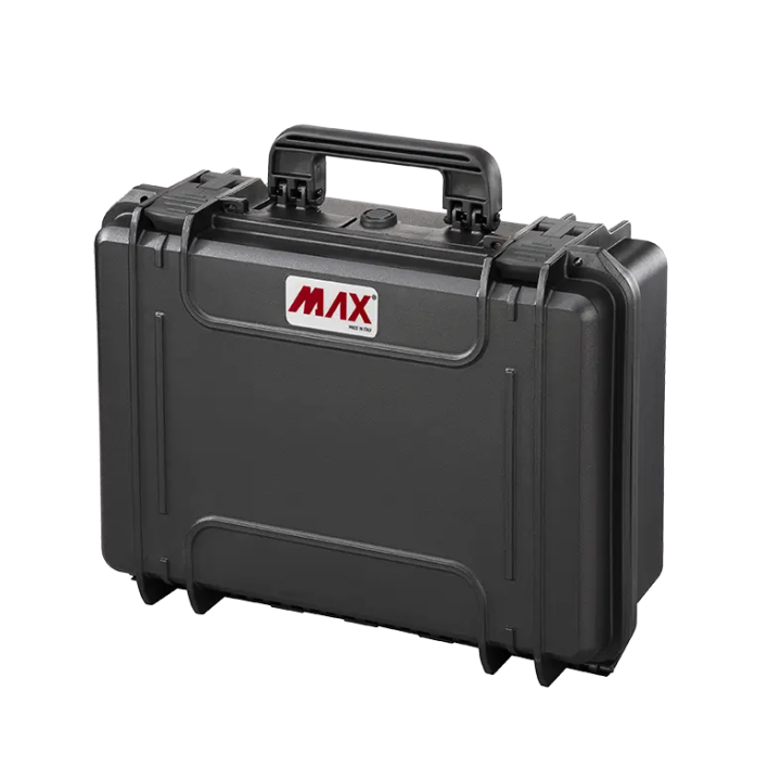 Black, tool case with shoulder strap, INT 426x290xH159(45+114)mm, EXT 464x366xH176mm, 4,66kg, 19,64L