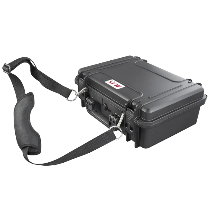 Black, tool case with shoulder strap, INT 426x290xH159(45+114)mm, EXT 464x366xH176mm, 4,66kg, 19,64L