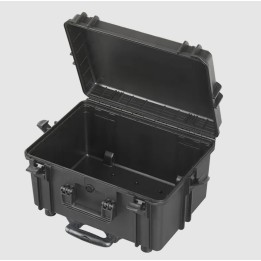 Black, empty with trolley, INT 500x350xH280(58+222)mm, EXT 555x437xH326mm, 5,88kg, 49L