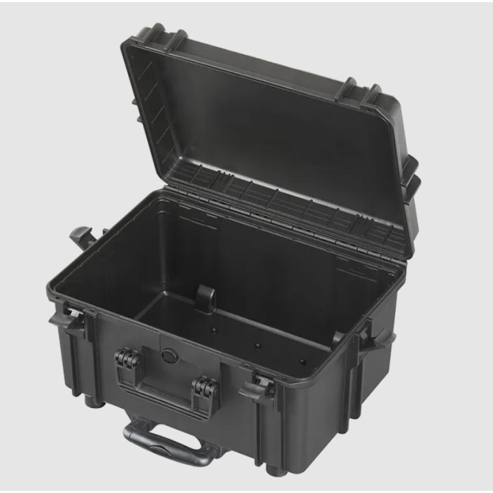 Black, empty with trolley, INT 500x350xH280(58+222)mm, EXT 555x437xH326mm, 5,88kg, 49L