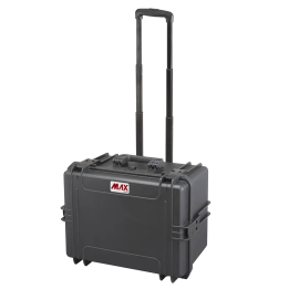 Black, empty with trolley, INT 500x350xH280(58+222)mm, EXT 555x437xH326mm, 5,88kg, 49L