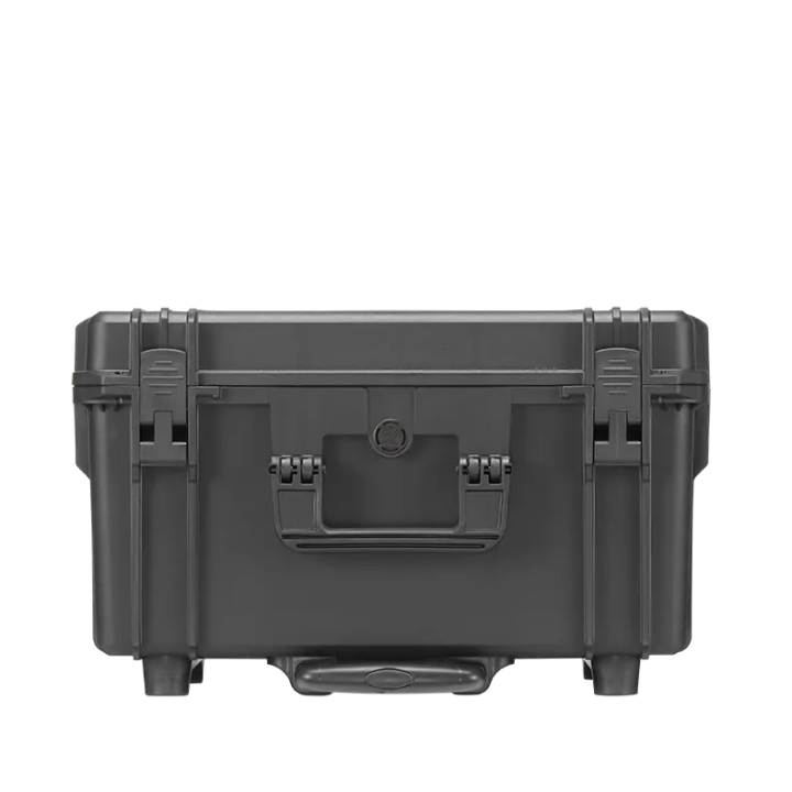 Black, empty with trolley, INT 500x350xH280(58+222)mm, EXT 555x437xH326mm, 5,88kg, 49L