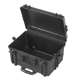 Black, empty with trolley, INT 500x350xH280(58+222)mm, EXT 555x437xH326mm, 5,88kg, 49L