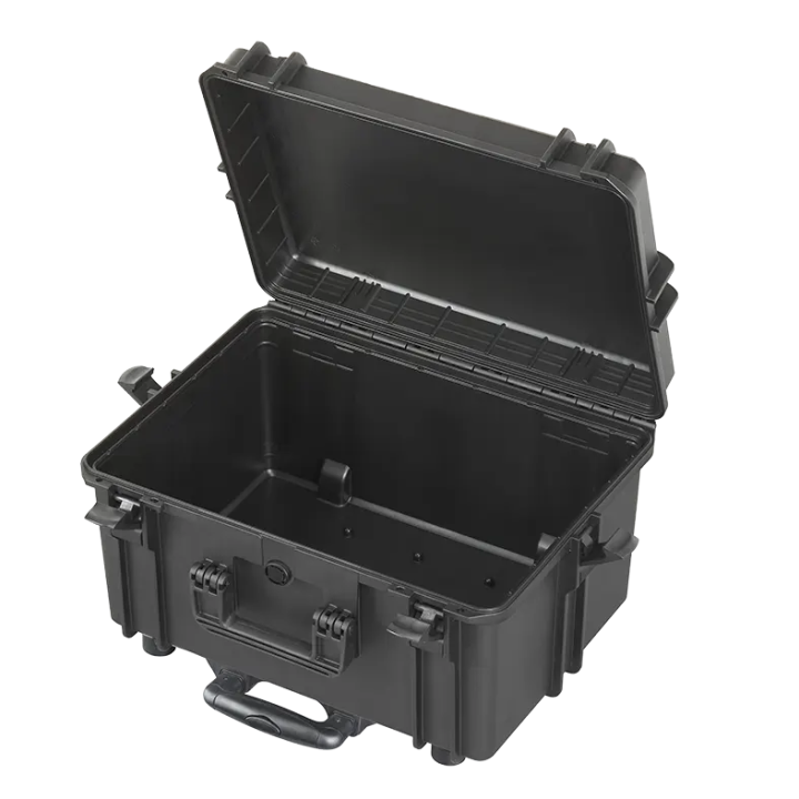 Black, empty with trolley, INT 500x350xH280(58+222)mm, EXT 555x437xH326mm, 5,88kg, 49L