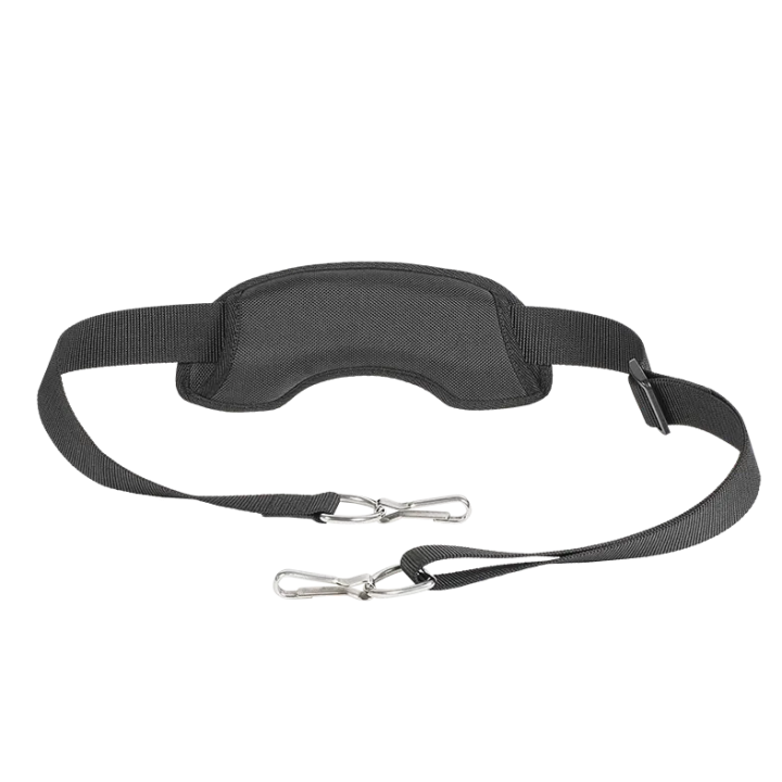 Black, tool case with shoulder strap, INT 500x350xH194(58+136)mm, EXT 555x428xH211mm, 6,74kg, 33,95L