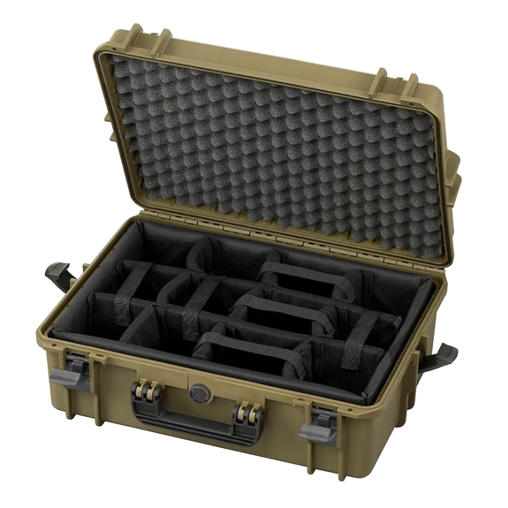 Sahara, padded dividers, INT 500x350xH194(58+136)mm, EXT 555x428xH211mm, 5,02kg, 33,95L