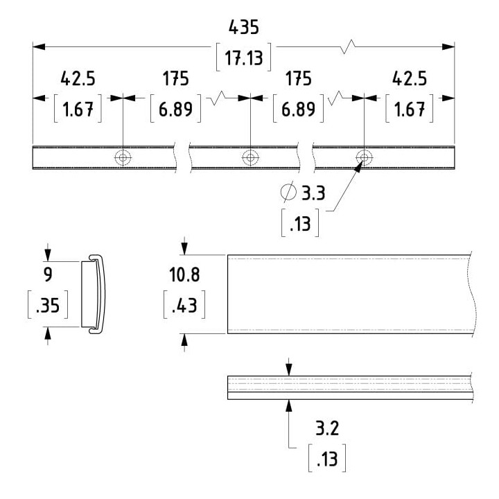 Self-Adhesive Plastic ID Strip
