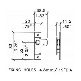 Simple Panel / Coffin Lock