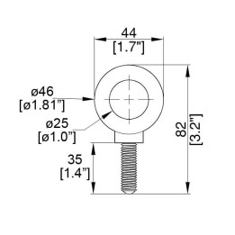 Single Flying Point for use with bracket R1738