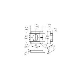 Slam Latch with Tabs for Slam-Lid System