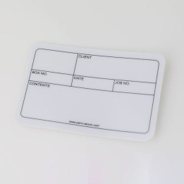Small Self-Adhesive Plastic Tour Label