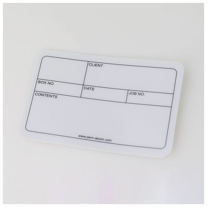 Small Self-Adhesive Plastic Tour Label