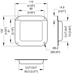 Small PennBrite Dish with Offset