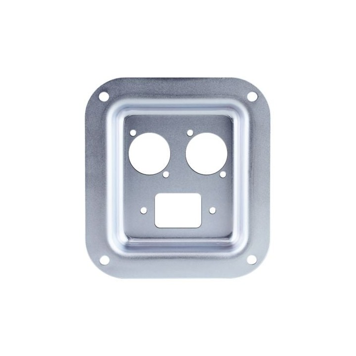Small PennBrite Dish for 1 x IEC and 2 x D-Series Connectors