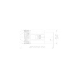 SpeakON 8 Pole Plug Cable NL8FC