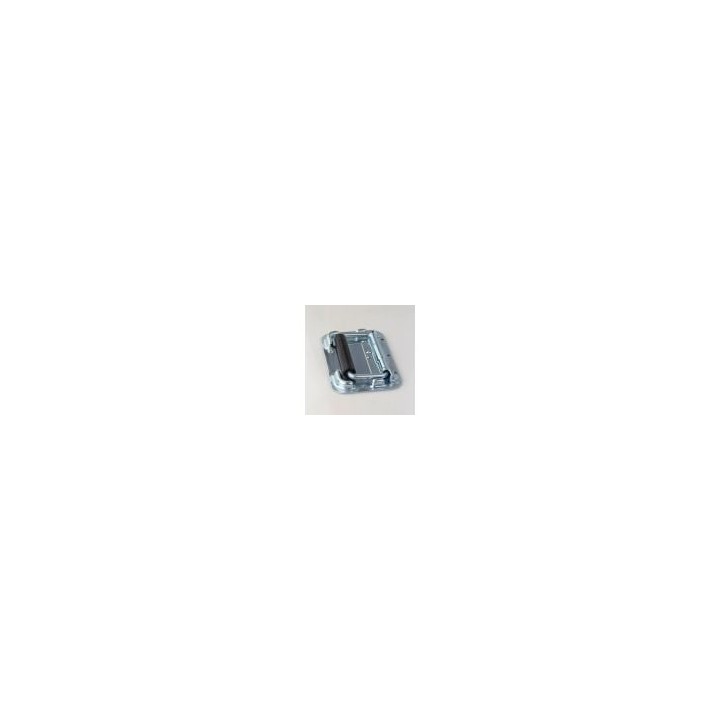 Sprung Flip Handle with 19mm Grip in Surface Mount Dish