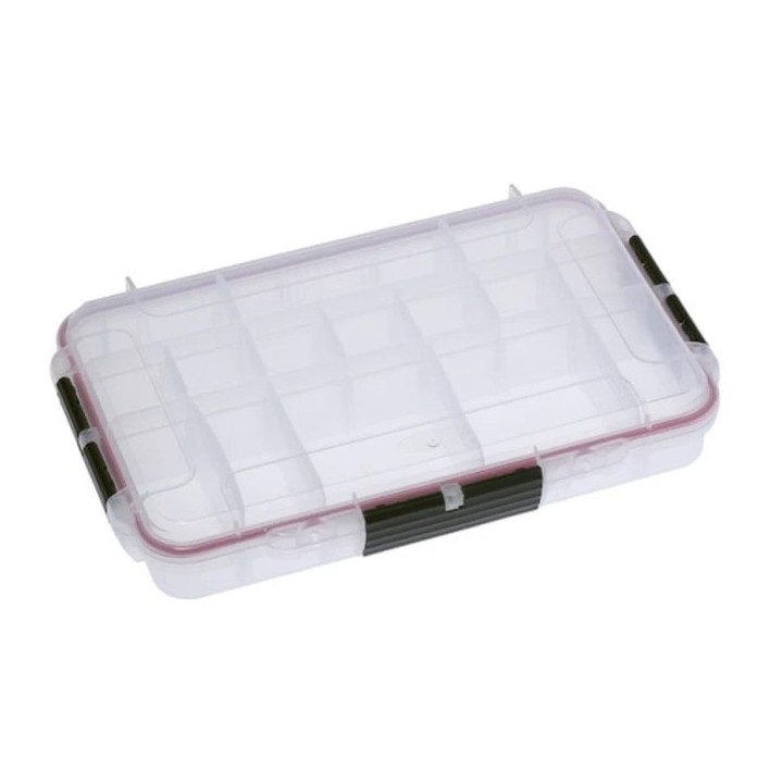 Transparent, 3 - 15 adjustable compartments, INT 316x195xH53(16+37)mm, EXT 350x230xH59mm, 0,52kg, 3,26L