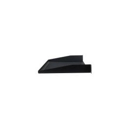 1U Black Vented Rack Shelf - 270.5mm Deep