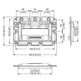 Ultimate Heavy Duty Medium Zinc Recessed Handle