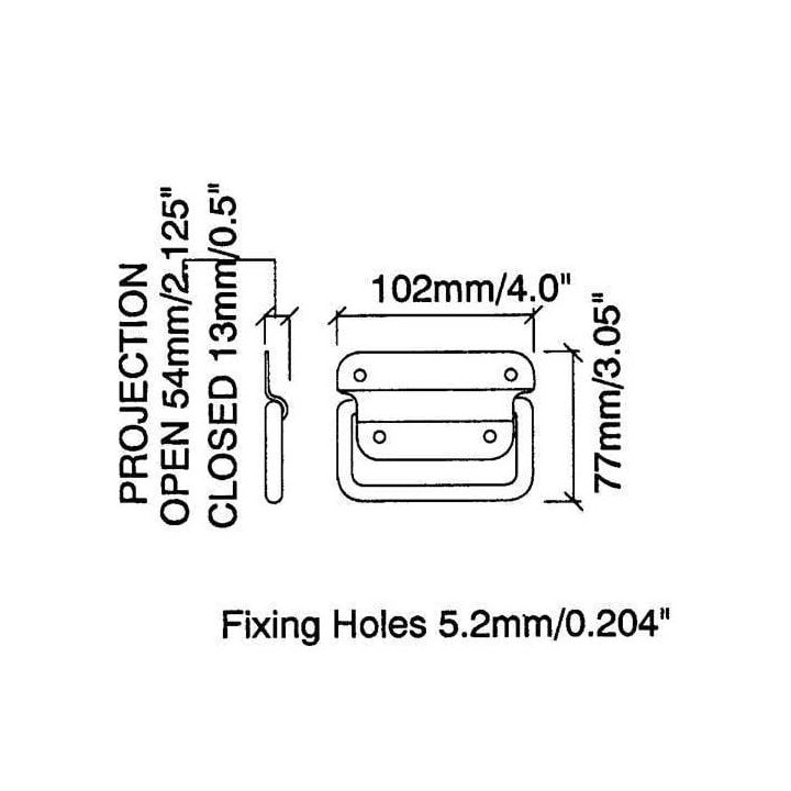 Un-Sprung Surface Handle