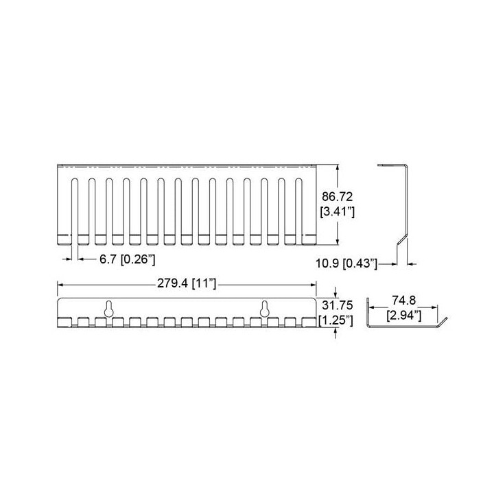 Wall Mount Cable Organiser