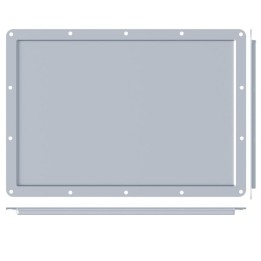 Very Large PennBrite Recessed Label Dish for Self-Adhesive Tour Labels