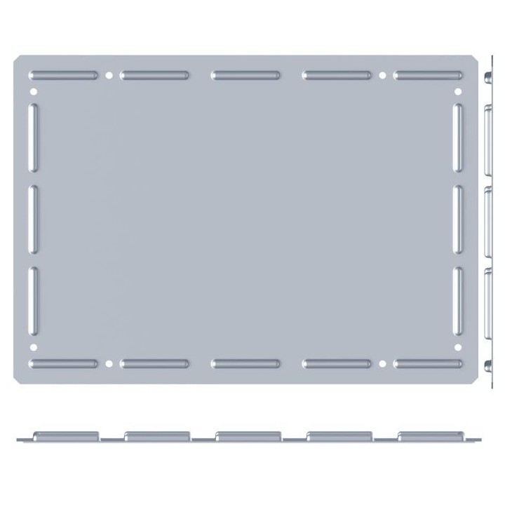 Very Large PennBrite Surface Mount Label Dish for Self-Adhesive Tour Labels