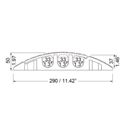 Yellow Cross 3 Cable Protector