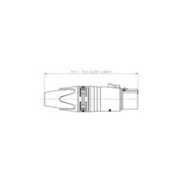 XLR 6 Pin Female Cable NC6FXX