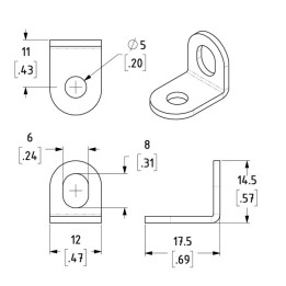 Zinc Padlock Bracket