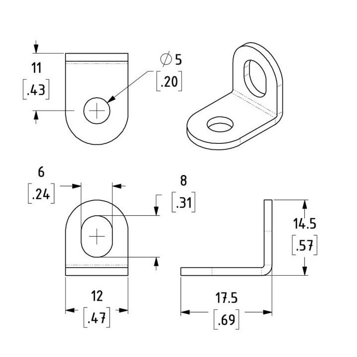 Zinc Padlock Bracket