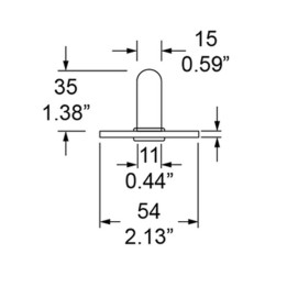 Zinc Socket For 5295 Plug-In Castors