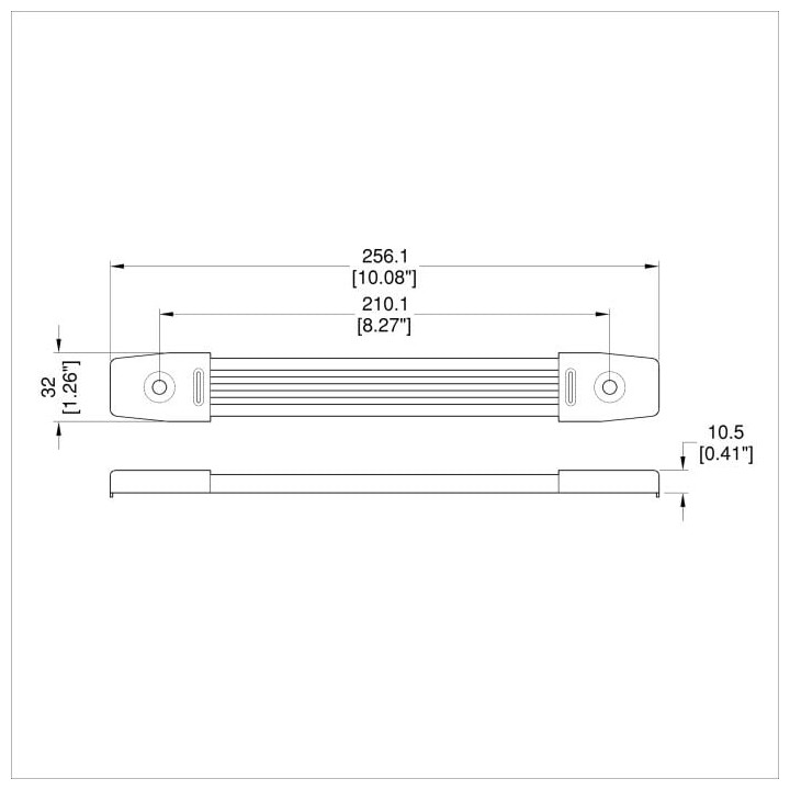 Zinc End Cap only for H1010K Strap Handles
