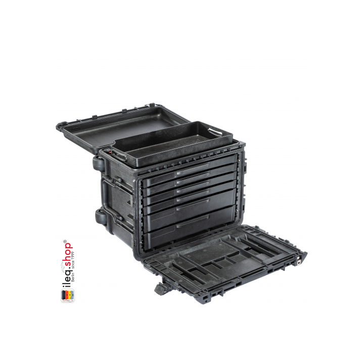 0450SD4 Mobile Tool Chest, 2. Gen., w/4S+2D Drawers, Black