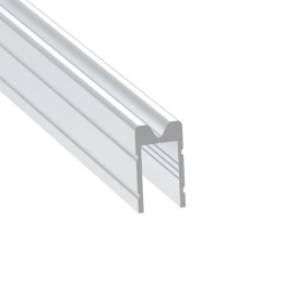 10.2mm Heavy Duty Anodized Groove Extrusion Mates with EG-0522E/1-4M Tongue Extrusion - 4m Long