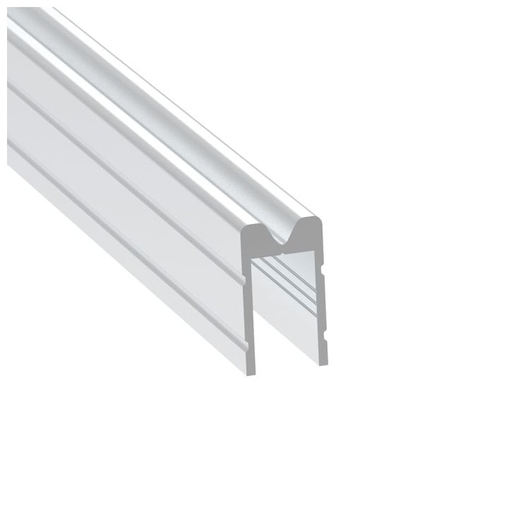 10.2mm Heavy Duty Anodized Groove Extrusion Mates with EG-0522E/1-4M Tongue Extrusion - 4m Long
