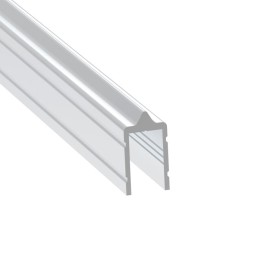 10.2mm Heavy Duty Anodized Tongue Extrusion Mates with EG-0522E/2-2M Groove Extrusion - 2m Long