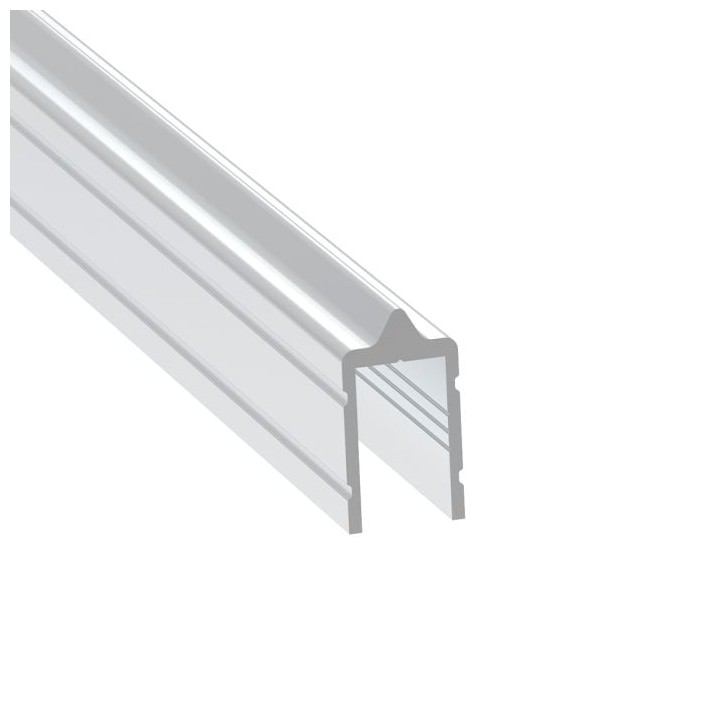 10.2mm Heavy Duty Anodized Tongue Extrusion Mates with EG-0522E/2-2M Groove Extrusion - 2m Long