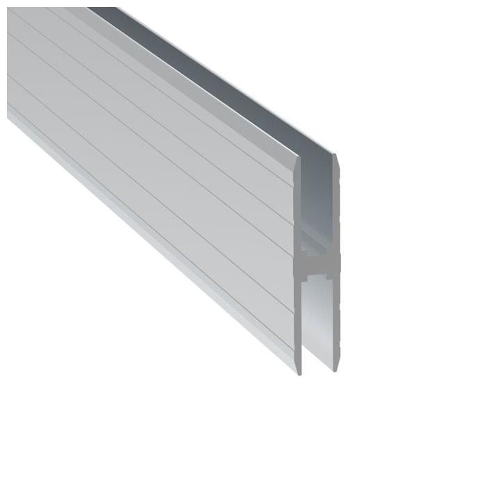 10.2mm H-Shape Extension Extrusion with 30mm Legs - 2m Long