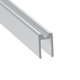 10.2mm Smooth Heavy Duty Groove Extrusion mates with EG-0523/1-2M Tongue Extrusion - 2m Long