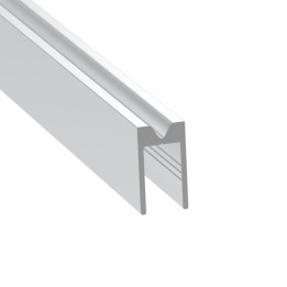 10.2mm Smooth Heavy Duty Groove Extrusion mates with EG-0524/1-4M Tongue Extrusion - 4m Long